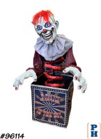 Life-Size Figure, Clown Jack-In-The-Box