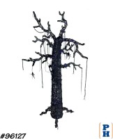 Lighted Black Tree