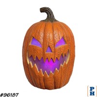 Wall Decor, Lighted Jack-0-Lantern