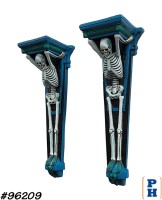 Candle Sconce, Standing Skeleton