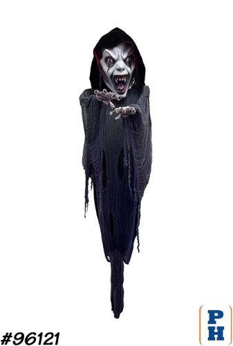 Life-Size Figure, Flying Vampire with Arms