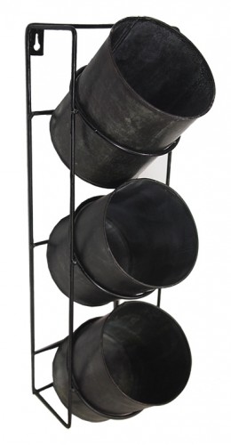 Wall Mount Bucket Rack