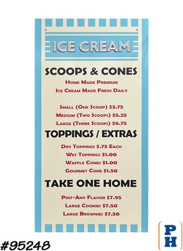 Menu Sign