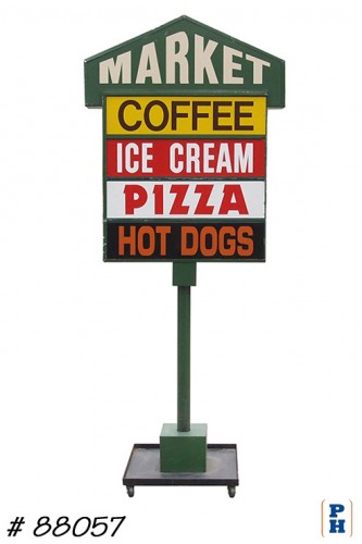 Sign Holder on Pole