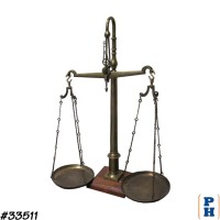 Oversize Brass Scale