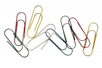 paper clip wall decor