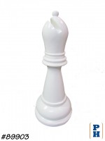 Oversize Chess Piece, White Bishop