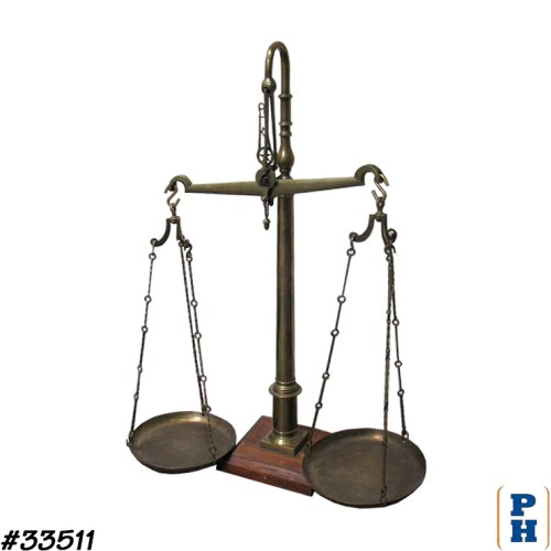 Oversize Brass Scale