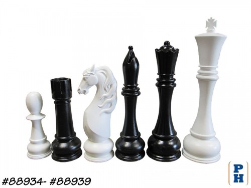 Oversize Chess Set, Paintable 