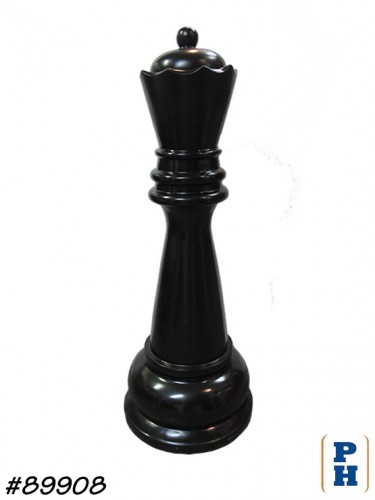Oversize Chess Piece, Black Queen