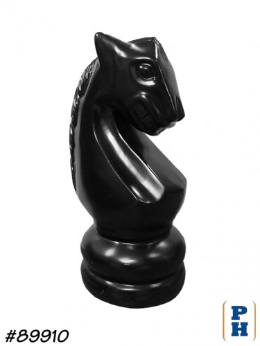 Oversize Chess Piece, Black Knight