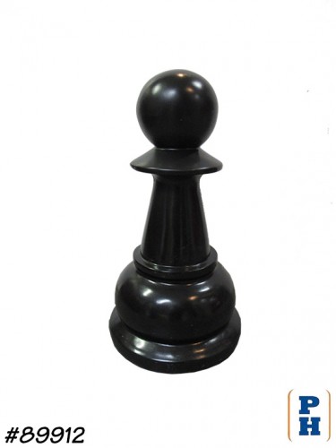 Oversize Chess Piece, Black Pawn