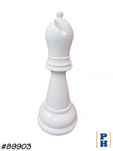Oversize Chess Piece, White Bishop