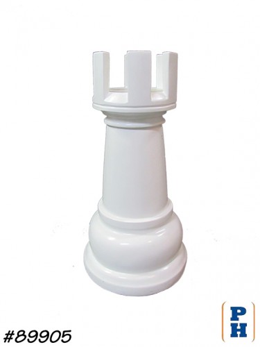 Oversize Chess Piece, White Rook