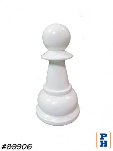 Oversize Chess Piece, White Pawn