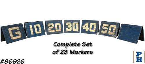Football Yard & Goal Line Marker Set