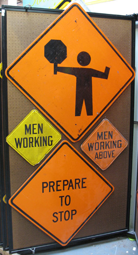 Traffic Signs (Panel #24), Road Work