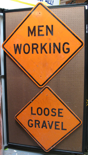 Traffic Signs (Panel #25), Road Work