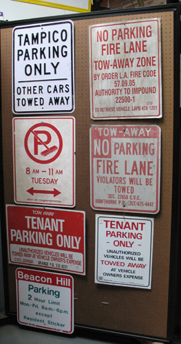 Traffic Signs (Panel #43), Parking Only