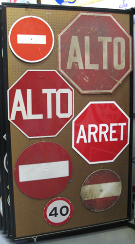 Traffic Signs (Panel #50), Foreign