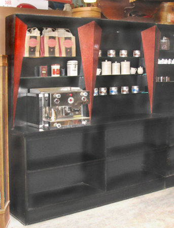 Burl Wood Bar, Rear Sections