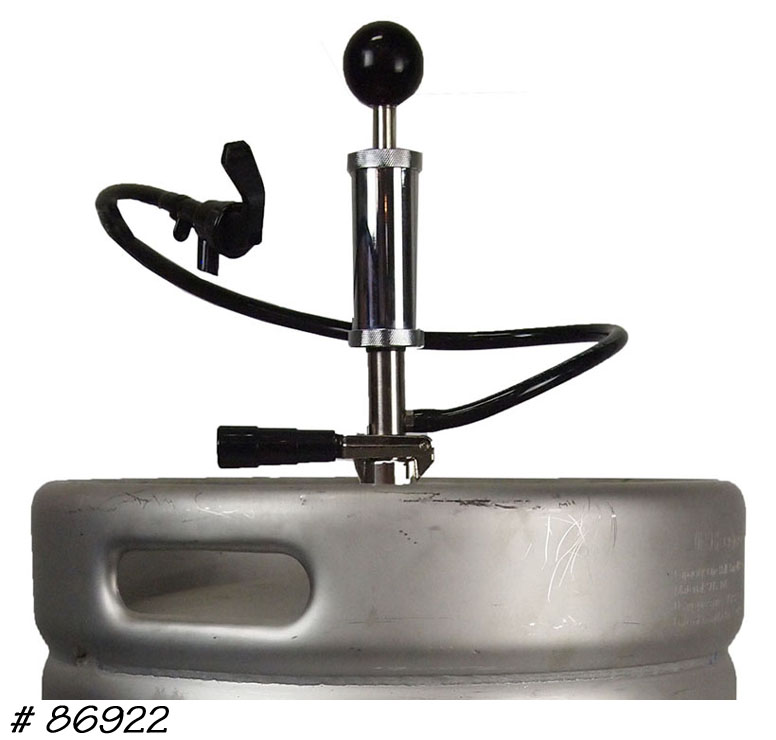 Beer Keg Pump Tap in Bar Dressing