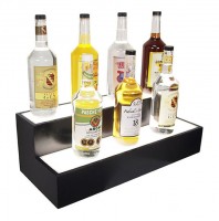 Lighted Liquor Bottle Step Display