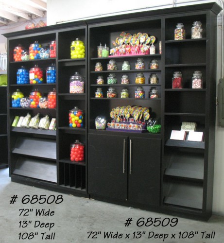 Wall Shelf Units In Bar Dressing