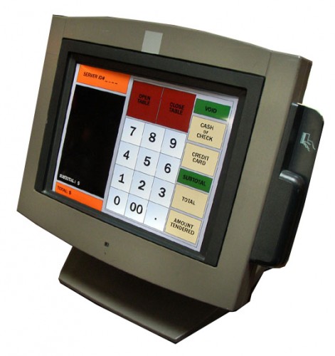 touch screen register
