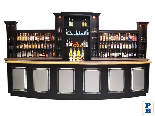 Curved Black Bar