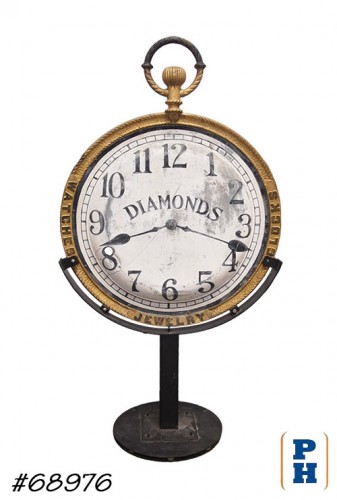 Oversize Pocket Watch Sign