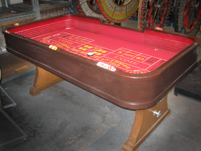 Craps Table, 7` Wide