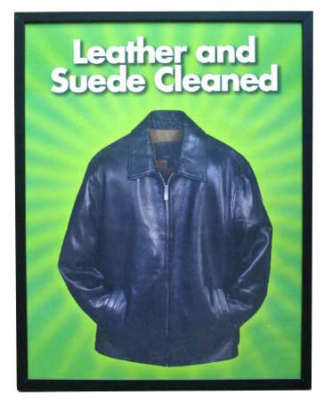 dry cleaning sign