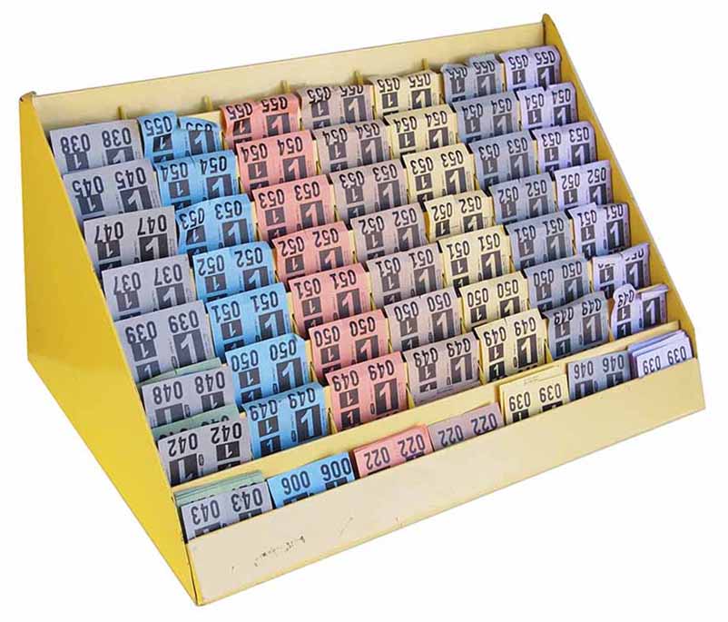 Dry Cleaning Garment Tag Rack in Dry Cleaning & Laundromat