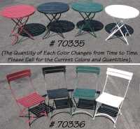 Bistro Table and Chair