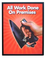 dry cleaning sign