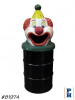 Clown Trash Can