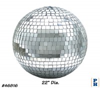 Mirror Ball, 22" Dia.