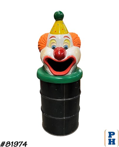 Clown Trash Can