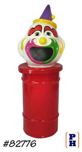 Clown Trash Can