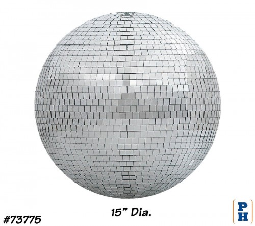 Mirror Ball, 15" Dia.