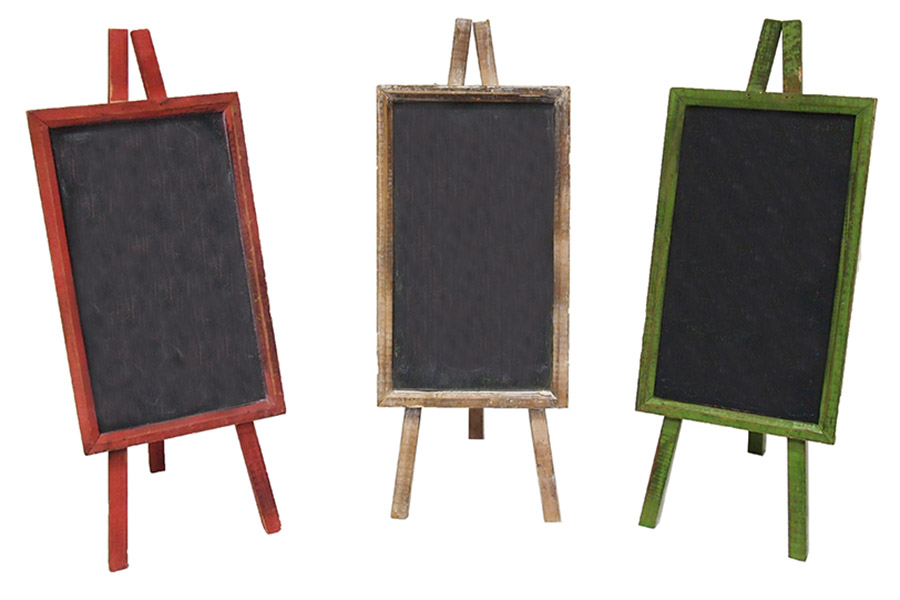Tabletop Chalkboard Easel Wall Décor Signs