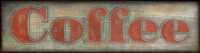 Coffee Wood Sign
