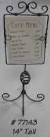 Tabletop Menu Stand