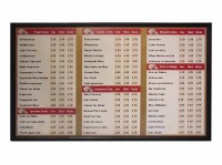 menu board