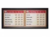 menu board