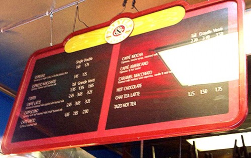 Menu Board
