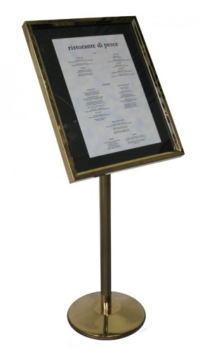 Floor Menu Stand