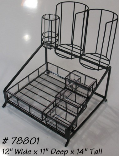 condiment and cup caddy