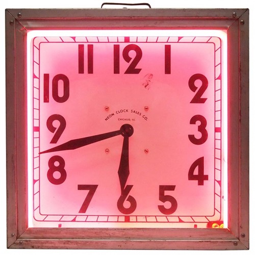 Neon Clock